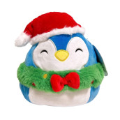 Squishmallows Kellytoy christmas Wreath Squad 8 Plush Doll Toy (8 Puff The Penguin)