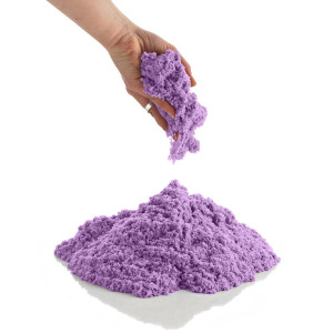 Coolsand Purple 5 Pound Refill Pack Including 5 Pounds Moldable Indoor Play Sand Storage Container And Inflatable Sandbox