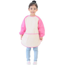 Plie Waterproof Kids Art Smocks 37 Colors Age 110 Sxxl Size Pink Heart Dot 27Xl