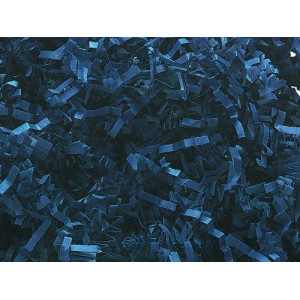 Dpc Crinkle Paper Shred For Packaging Gift Boxbasket Filler 2Ounce Bag Navy Blue