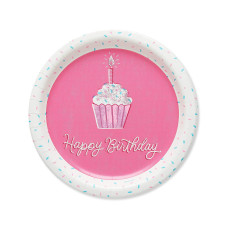 American Greetings Unicorn Party Supplies Paper Dessert Plates 40Count