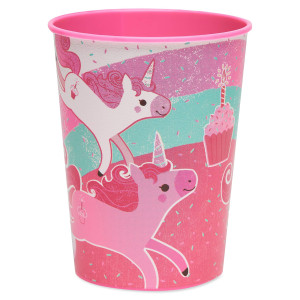 American Greetings Unicorn Party Supplies 16 Oz Plastic Party Cup 8Count