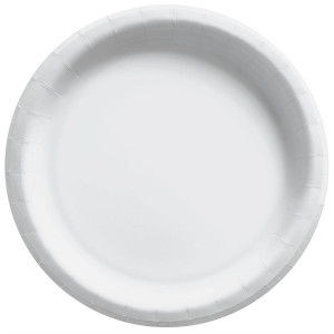 Frosty White Round Paper Plates 10 20 Pc Perfect For Parties Picnics Everyday Meals