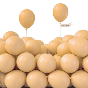 Partywoo Nude Balloons 120 Pcs 5 Inch Beige Balloons Apricot Balloons For Balloon Garland Arch As Party Decorations Birthday