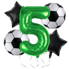 Soccer Balloons 5Th Birthday Decorations For Boys Soccer Birthday Party Supplies World Cup Soccer Sports Theme Party Decoration