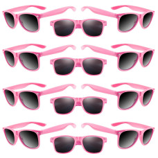 Tuparka 20 Pack Kids Sunglasses Bulk For Summer Pool Party Favors Birthday Parties Goody Bag Fillers Pink