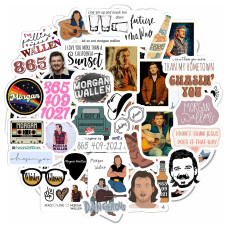 100Pcs Country Singer Stickers Country Music Merch Country Singer Merchandise Waterproof Music Stickers For Phone Cases And