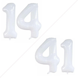 Goer Number 14 Balloons For 14Th Birthday Sweet 14 Party Decorations 42 Inch Jumbo Foil Helium 41 Balloons For 41St Birthday Par