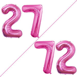 Goer Number 27 Balloons For 27Th Birthday Party Decorations 42 Inch Jumbo Foil Helium 72 Balloons For 72Nd Birthday Party Decora