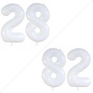 Goer Number 28 Balloons For 28Th Birthday Party Decorations 42 Inch Jumbo Foil Helium 82 Balloons For 82Nd Birthday Party Decora