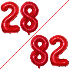 Goer Number 28 Balloons For 28Th Birthday Party Decorations 42 Inch Jumbo Foil Helium 82 Balloons For 82Nd Birthday Party Decora