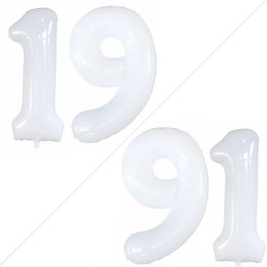 Goer Number 19 Balloons For 19Th Birthday Sweet 19 Party Decorations 42 Inch Jumbo Foil Helium 91 Balloons For 91St Birthday Par