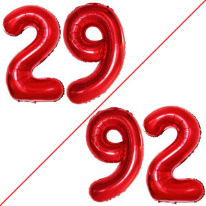 Goer Number 29 Balloons For 29Th Birthday Party Decorations 42 Inch Jumbo Foil Helium 92 Balloons For 92Nd Birthday Party Decora