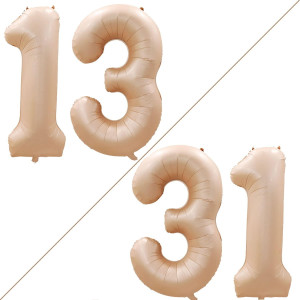 Goer Number 13 Balloons For 13Th Birthday Sweet 13 Party Decorations 42 Inch Jumbo Foil Helium 31 Balloons For 31St Birthday Par