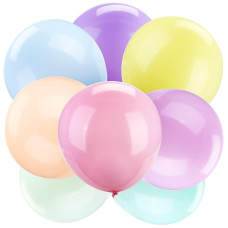 Lovestown 36 Inches Pastel Balloons 12 Pcs Large Macaron Balloons Jumbo Latex Party Balloons Giant Round Balloons For Wedding P