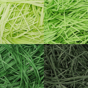 Whaline Easter Grass Raffia Paper Easter Basket Grass Green Theme Craft Shredded Tissue Raffia Gift Filler For Baskets Egg Stuff