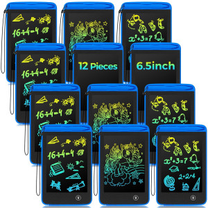 Zhehao 12 Pcs Lcd Writing Tablet Drawing Board Doodle Board Educational Toys Erasable Electronic Painting Learning Pads Gift For