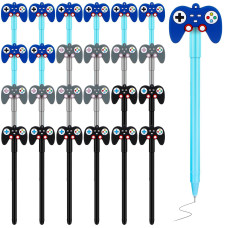 Tinlade 24 Pcs Video Game Pens Gamer Party Favors Themed Gaming Birthday Party Favor Gift Pen Controller Ink Kids Pens For Boys