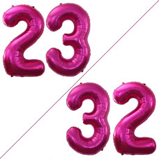 Goer Number 23 Balloons For 23Rd Birthday Party Decorations 42 Inch Jumbo Foil Helium 32 Balloons For 32Nd Birthday Party Decora