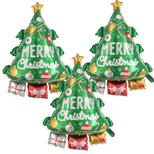 Hadckja Christmas Tree Balloons Christmas Balloons Christmas Tree Foil Balloons For Christmasthemed Party Birthday Party Suppli