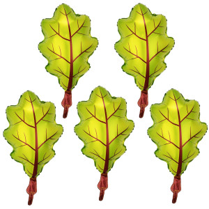 Hadckja Green Leaf Balloon Thanksgiving Balloons Green Leaf Balloons Fall Harvest Thanksgivingthemed Party Birthday Party Suppl