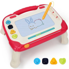 Lzzapj Magnetic Drawing Board For Kids Toys For 2 Year Old Girl Doodle Board Writing Tablet For Toddlers 13 Toddler Travel Lea