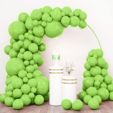 Rubfac 154Pcs Lime Green Balloons Different Sizes 18 12 10 5 Inches For Garland Arch Premium Lime Green Latex Balloons For Birt