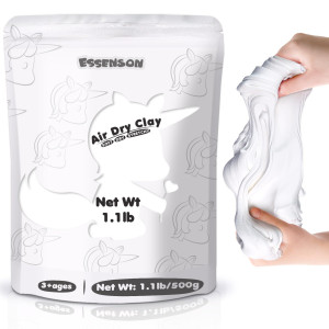 Essenson White Air Dry Clay 11 Lb Modeling Clay For Kids Diy Molding Magic White Clay Gift For Kids