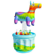 Parentswell Inflatable Alpaca Cooler 475 Inflatable Drink Cooler For Parties Blow Up Pinata Ice Bucket For Summer Pool Party