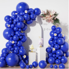 Royal Blue Balloon In Different Sizes 5 10 12 18Inch134Pcs Royal Blue Balloons For Garland Arch