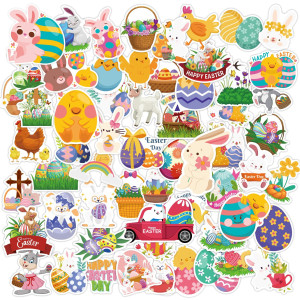 Ohome Easter Stickers 120 Pcs Easter Stickers For Kids Easter Egg Stuffers Vinyl Easter Games Crafts Activities Party Favor