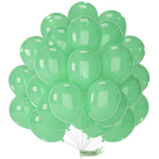 Partywoo Pearl Jade Green Balloons 50 Pcs 12 Inch Jade Green Balloons Light Green Balloons For Balloon Garland Balloon Arch As