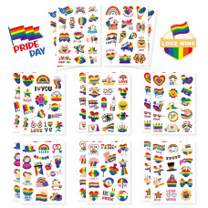 200Pcs Pride Stickers Lgbtq Stickers Rainbow Stickers Gay Pride Stickers Lgbt Rainbow Lesbian Bisexual Pansexual Gay Stickers