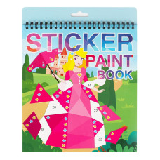 Aeahaly Crafts For Kids Ages 48 Paint By Sticker Princess Reusable Sticker Book For Kids Ages 48 Boys And Girls Birthday Gifts