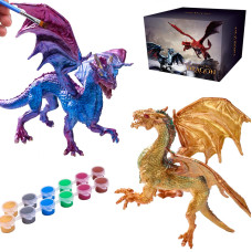 Solday Dragon Toys Painting Kits For Kids Arts And Crafts Ages 3 6 5 7 9 12 Boys Girls To Make Your Own Paintable Figurines Meta