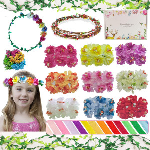 Wubomjio Make Your Own Flower Crown Crafting Kitmini Plum Blossom Theme 130Piece Set For Endless Creativity Gift For Creat