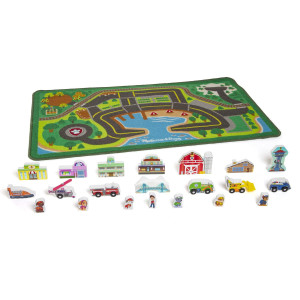 Melissa Doug Paw Patrol Activity Rug Adventure Bay 22 Pieces