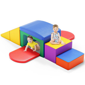 Surpcos Foam Climbing Blocks For Toddlers Soft Play Set For Toddlers 13 Climbing Toys Baby Climbing Gym Great For All A