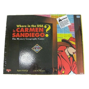 Where In The Usa Is Carmen Sandiego Board Game