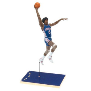 Julius Erving 6 Blue Jersey Philadelphia 76Ers Mcfarlane Nba Legends Hardwood Classics Six Inch Action Figure