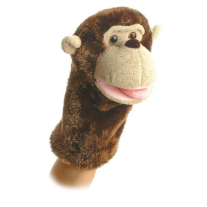 Aurora Interactive Hand Puppet Montgomery Stuffed Animal Storytelling Adventures Playful Learning Brown 10 Inches