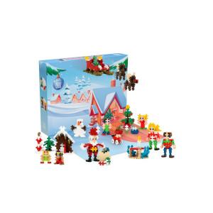 Plus Plus Advent Calendar Christmas Countdown 600 Pieces Construction Building Stemsteam Toy Interlocking Mini Puzzle Bl