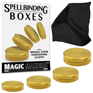 Magic Makers Spellbinding Boxes Professional Vanishing Cloth Included