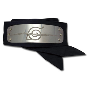 Great Eastern Naruto Anti Leaf Village Headband Black