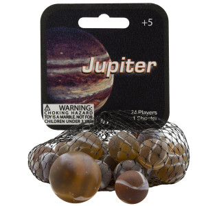 Mega Marbles Jupiter Marbles Net 1 Shooter Marble 24 Player Marbles