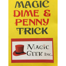 Magic Geek Dime And Penny Trick 1 Pack