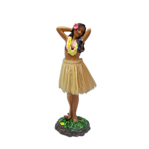 Kc Hawaii Leilani Dashboard Hula Doll Flower Placing Pose 7 Inch