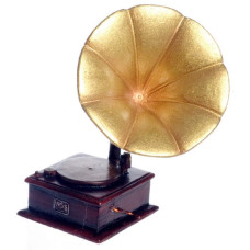 Dollhouse Miniature Parlour Gramophone