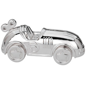 Reed Barton Race Car Silverplate Bank 225 Lb Metallic