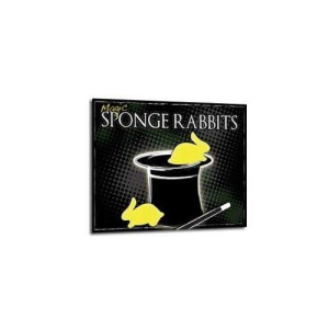 Magic Makers Sponge Rabbits Magic Trick Yellow Sponge Rabbits Magic Trick